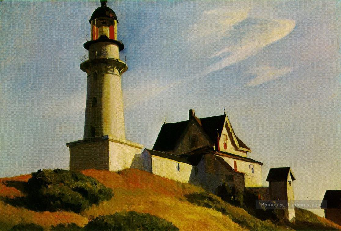 phare à deux lumières 1929 Edward Hopper Peintures à l'huile